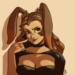 Shaded bust